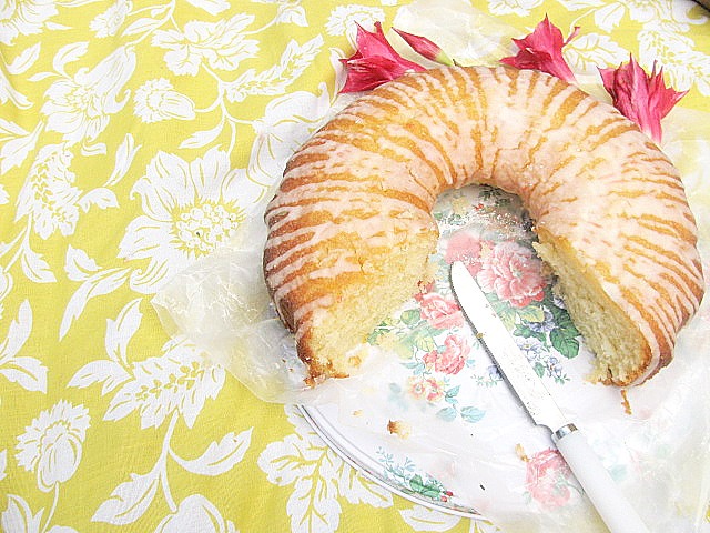 Grapefruit Cake. I wanted to make a cake that was light and refreshing. I ended up with the sweetest bundt cake made from fresh grapefruit! It was a big hit with the girls!!