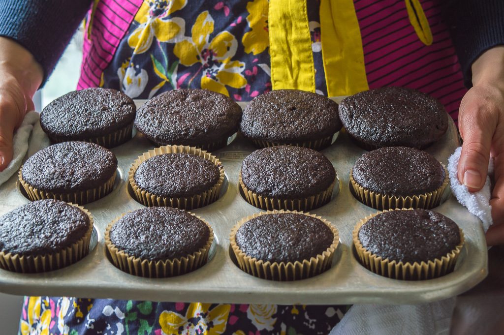 Dairy Free Chocolate Cupcakes by Food Blogger Laila Sbeinati