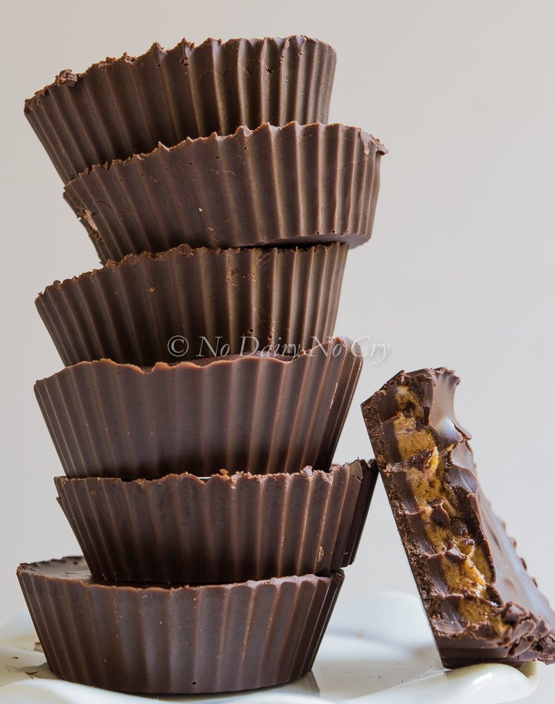 Allergy Free Baking from No Dairy, No Cry. Chocolate Peanut Butter Cups