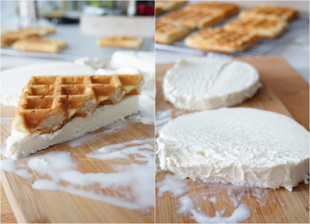 How to make the perfect homemade ice-cream waffle sandwiches