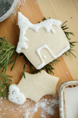 Christmas sugar cookies, simple cookies, holiday baking, cookies, royal icing,