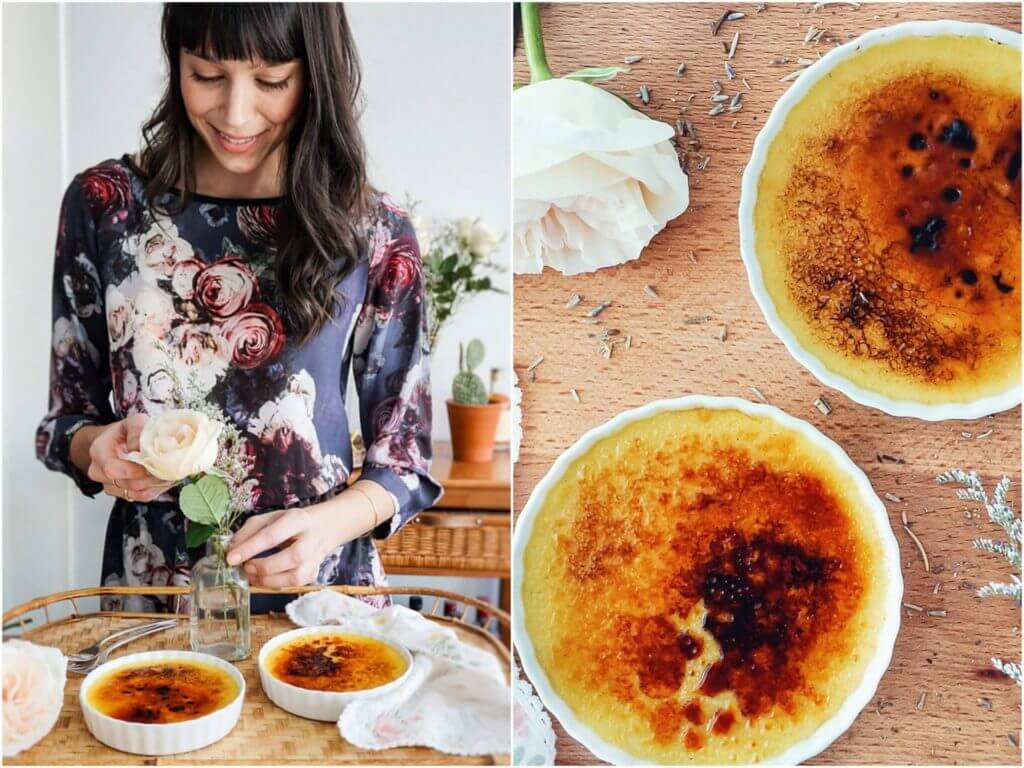 Lavender Creme Brûlée for Two, the perfect Valentines Day dessert!