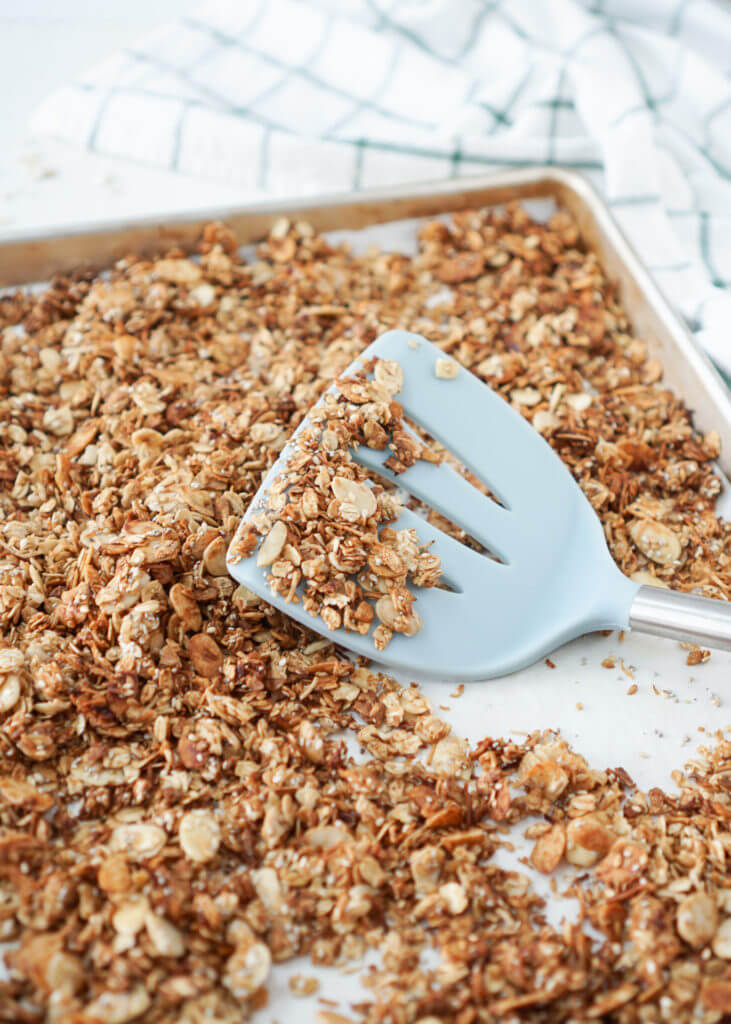 Homemade Granola with seeds and nuts 