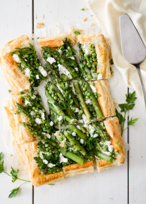 Pea and Asparagus Spring Tart
