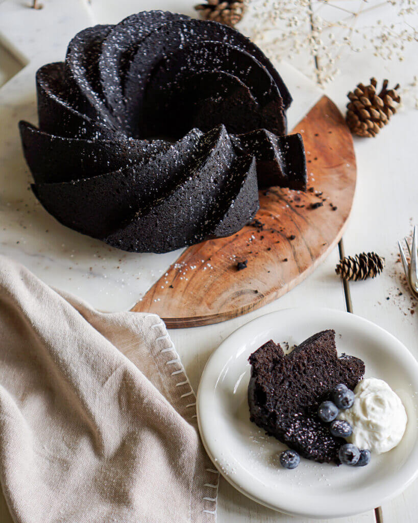 Dark Chocolate Bundt Cake 