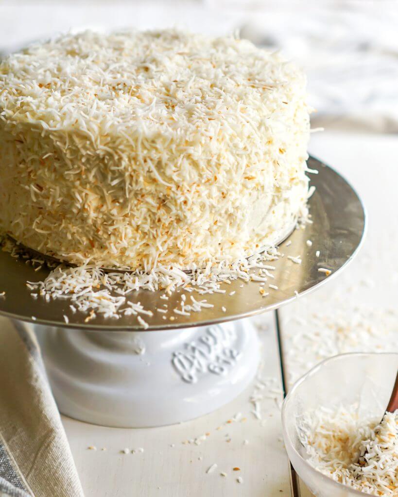 How To Make 3 Layer Coconut Cake 